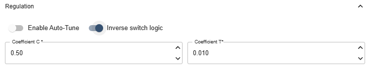 Réglages TPI d'un radiateur (coefficients, période)